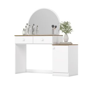 Tocador Lilia blanco 2 cajones