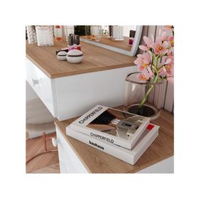 Tocador Lilia blanco 2 cajones