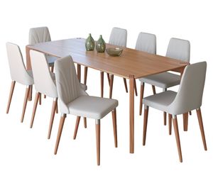 Juego de comedor 8 personas rectangular Harmony mox 311