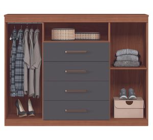 Cómoda Master grafito 4 cajones