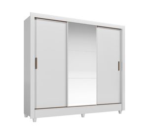 Clóset 3 puertas Francia blanco 191x172x46 cm