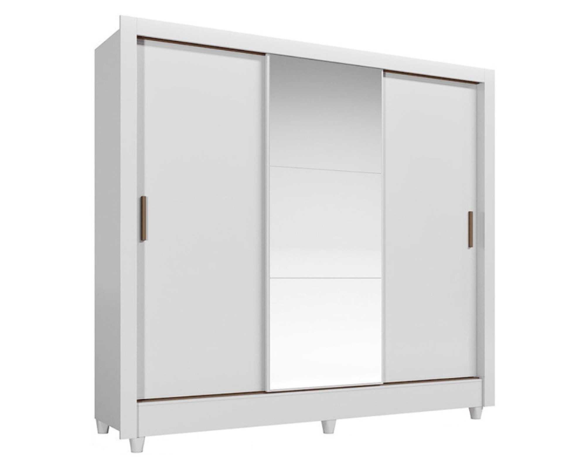 Clóset 3 puertas Francia blanco 191x172x46 cm