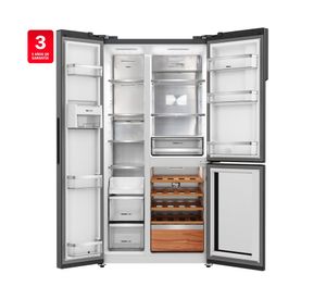 Refrigerador Side by Side con cava RLF 85950 GBK 421 lt