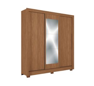 Clóset 3 puertas 2 cajones Maringa jatoba 214x204x49 cm