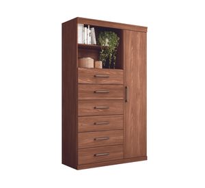 Cómoda Maraba jatoba 6 cajones