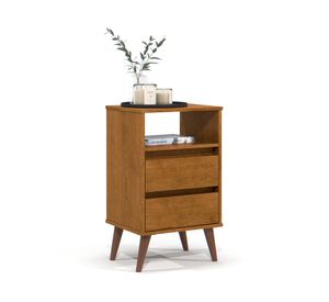 Velador Roma jatoba 2 cajones