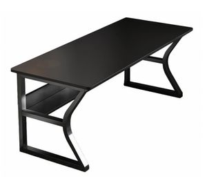 Escritorio gamer negro 75x120x60 cm