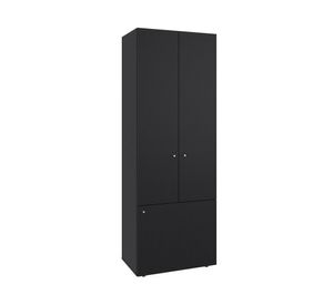 Clóset 3 puertas wengué 170x60x40.2 cm