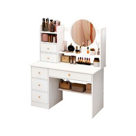 Tocador Lux blanco 6 cajones