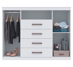 Cómoda Master blanco 4 cajones