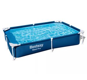 Piscina estructural 43x150x221 cm 1200 L azul