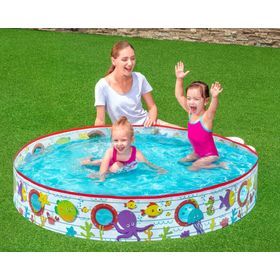 Piscina redonda 152 cm 435 L Fondo mar