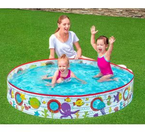 Piscina redonda 152 cm 435 L Fondo mar