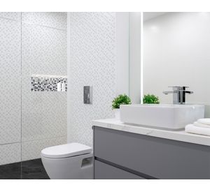 Cerámica para muro Canvas blanco 27x45 cm 2.07 m2