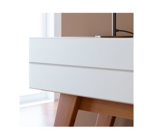 Arrimos rectangular Noronha 79.5x36.5x136.1 cm blanco