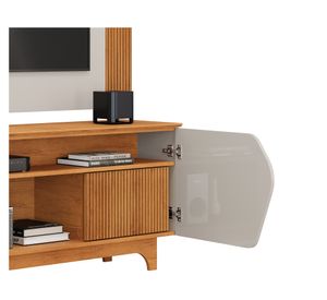 Centro de entretenimiento 75" Helo café claro