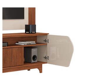 Centro de entretenimiento 75" Helo café oscuro