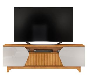 Rack TV 75" Helo café claro
