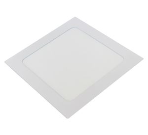 Panel LED empotrar cuadrado 12W luz fría