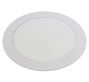 Panel LED empotrar redondo 12W luz fría