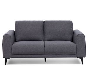Sofá 2 cuerpos Padua poliéster grafito
