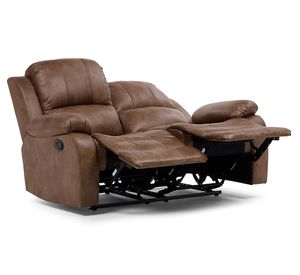 Sofá reclinable 2 cuerpos Umbría poliéster marrón
