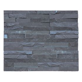 Fachaleta natural Pizarra negro 15x60 cm 0.54m2