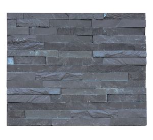 Fachaleta natural Pizarra negro 15x60 cm 0.54m2