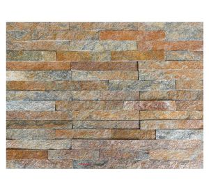 Fachaleta natural Pizarra óxido 15x60 cm 0.54m2