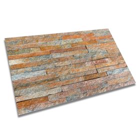 Fachaleta natural Pizarra óxido 15x60 cm 0.54m2