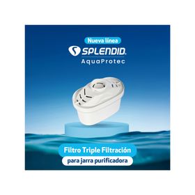 Filtro Triple 2 un. blanco