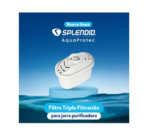Filtro Triple 2 un. blanco