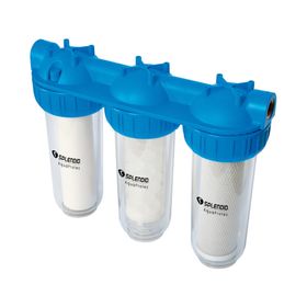 Filtro Triple antisarro + sedimentos + cloro