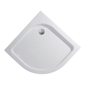 Receptáculo ducha curvo JK blanco 13x90x90 cm