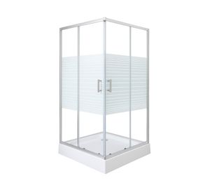 Shower líneas Strava blanco 185x90x90 cm