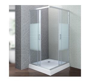 Shower líneas Strava blanco 185x90x90 cm