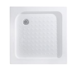 Receptáculo cuadrado blanco 13x70x70 cm