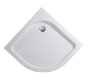 Receptáculo curvo blanco 13x70x70 cm