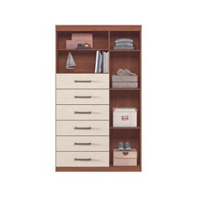 Cómoda Maraba arena 6 cajones 1 puerta