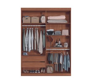 Clóset 4 puertas Buriti arena 219x155x46.3 cm