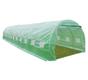 Invernadero túnel armable HBIP05X verde claro 1200x200x300 cm