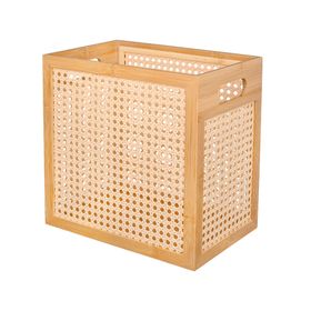 Canasto vertical asas clóset Ratán