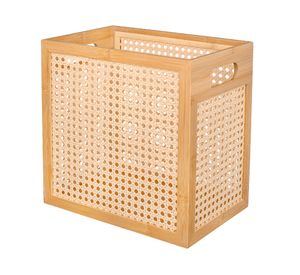 Canasto vertical asas clóset Ratán