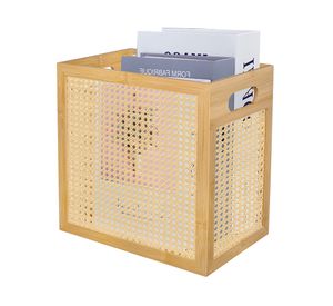 Canasto vertical asas clóset Ratán