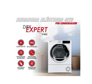 Secadora condensación TH-D9KC carga frontal 9 kg blanco