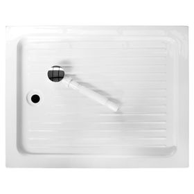 Receptáculo rectangular blanco 13x100x80 cm