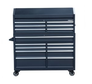 Gabinete organizador con ruedas 15 cajones 56''