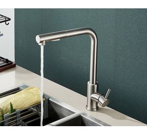 Monomando lavaplatos extraíble cromo