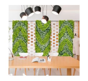 Jardín vertical Reflexión A verde 3 cm 53x53 cm