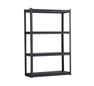 Estante 4 repisas negro 152x100x35 cm